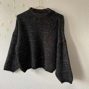 Vintage Black sparkly sweater #sparklysweater